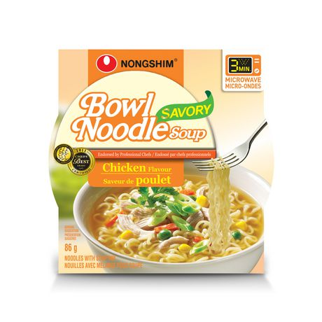 Nongshim Mild Chicken Noodle Soup Bowl ( 12-86 g) (jit) - Pantree