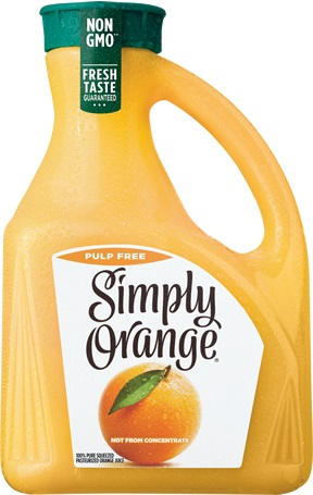 Simply Orange Juice Pulp Free - Refrigerated (6 - 2.63 L) (jit) - Pantree