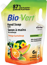 Biovert Liquid Hand Soap Orange/Cantaloup Refill (4-2 L) (jit) - Pantree