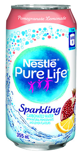 Nestle Pure Life Sparkling Water Pomegranate Lemonade (24-355 mL) (jit) - Pantree