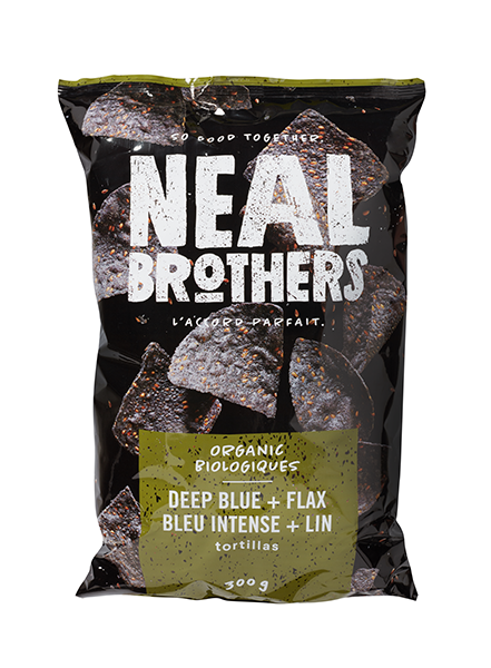 Neal Brothers Blue Tortillas With Flax (Gluten Free, Organic, Kosher, Nut Free, Vegan) (12-300 g) - Pantree