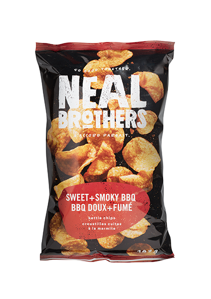Neal Brothers Sweet And Smoky Bbq Kettle Chips (Gluten Free, Non-GMO, Vegan) (12-142 g) - Pantree
