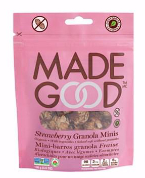 Made Good Organic Granola Minis Strawberry (6-100 g (Pouches Per Case)) (jit) - Pantree
