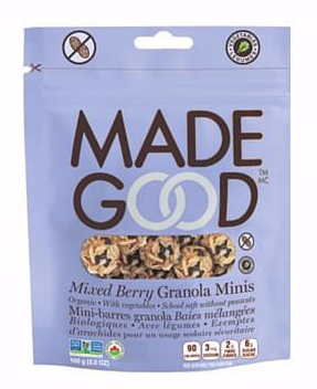 Made Good Organic Granola Minis Mixed Berry (6-100 g (Pouches Per Case)) (jit) - Pantree