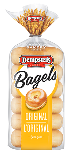 Dempster's Bagels Original (1-450g (6 Bagels)) - Pantree