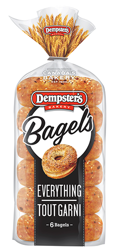 Dempster's Bagels Everything (1-450g (6 Bagels)) - Pantree