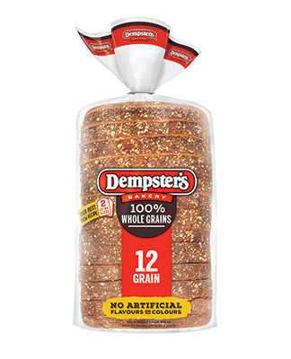 Dempster's Whole Grains Bread 12 Grain (1-600g) - Pantree
