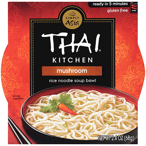 Thai Kitchen Rice Noodle Bowls Mushroom Medley (6-68 g) (jit) - Pantree