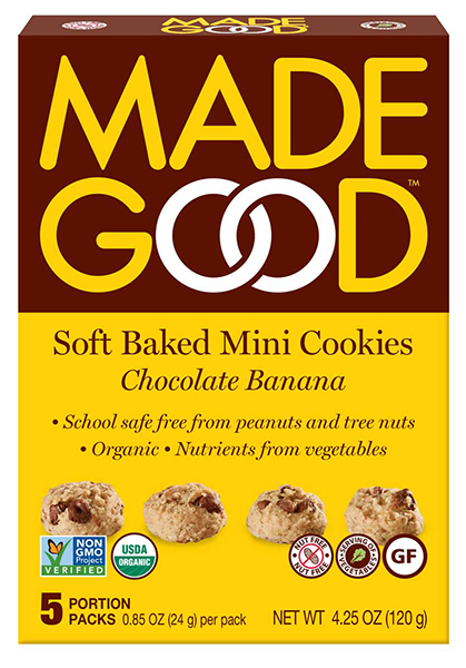 Made Good Soft Baked Mini Cookies Chocolate Banana (Case: 30-24 g) - Pantree