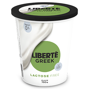 Liberte Lactose Free Greek Yogurt 0% Plain (1-750 g) (jit) - Pantree