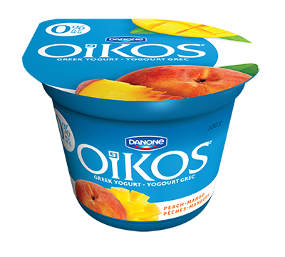 Danone Oikos Greek Yogurt 0% Peach Mango	 (4-100 g) (jit) - Pantree