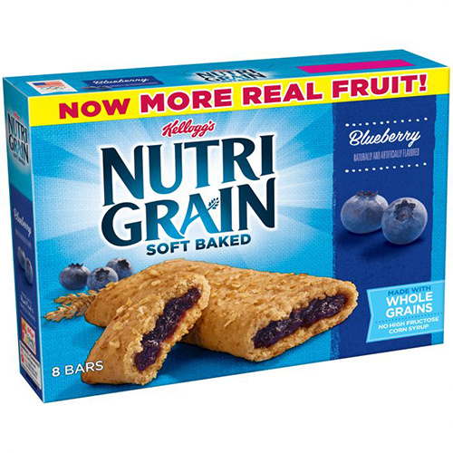 Kellogg's Nutri Grain Bar Mix Berry (Kosher) (12-295 g (96 Bars Per Case)) (jit) - Pantree
