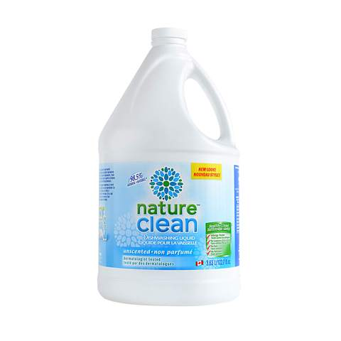 Nature Clean Dishwashing Liquid Unscented (4-3.63 L) (jit) - Pantree