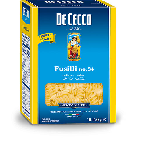 DeCecco Pasta Fusilli (12-454 g) (jit) - Pantree