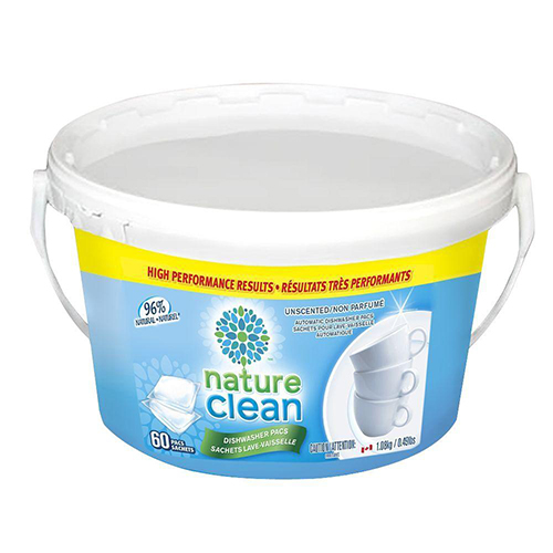 Nature Clean Auto Dishwasher Pacs  (4-60 ea) (jit) - Pantree