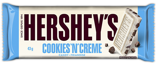 Hershey's Cookies 'n' Creme Bar (36-43 g) (jit) - Pantree