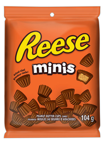 Reese's Peg Bag Mini Minis Peanut Butter (6-104 g) - Pantree