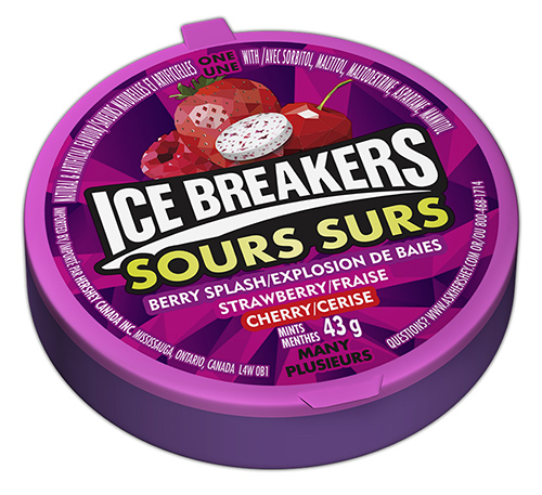 Ice Breakers Mint Sours Assorted Berry (6-43 g) (jit) - Pantree