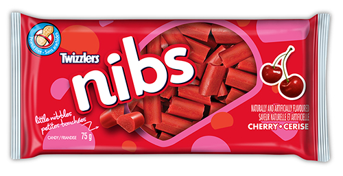 Twizzlers Nibs Cherry Licorice (24-75 g (Peanut Free)) (jit) - Pantree