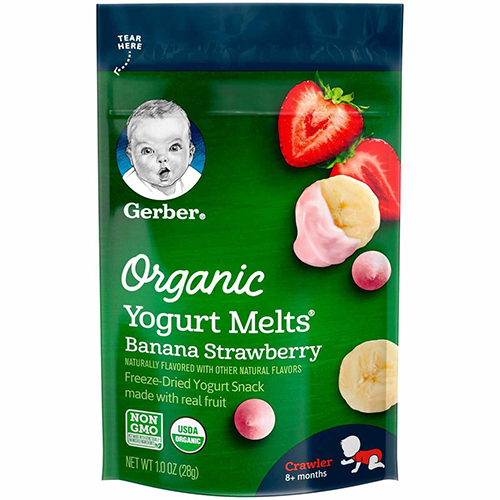 Gerber Yogurt Melts Organic Strawberry Banana (7-28 g) (jit) - Pantree