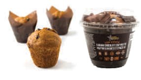 Sweets from the Earth Muffins Banana Chocolate Chip - 4 Day Shelf Life (Gluten Free, Non-GMO, Dairy Free, Kosher, Vegan, Toronto Company) (9-140 g (Wrapped)) (jit) - Pantree