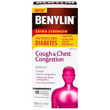 Benylin Cough & Chest Diabetes (1-100 mL) (jit) - Pantree