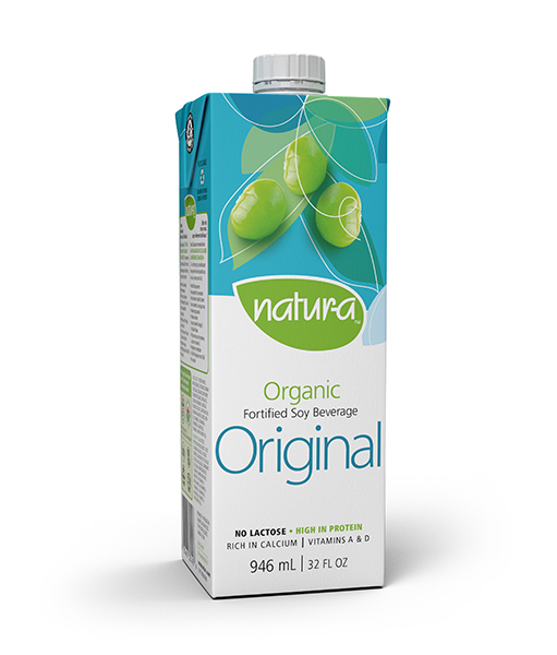 Natur-a Original Soy Beverage (Gluten Free, Organic, Non-GMO, Kosher, Vegan) (12-946 mL) (jit) - Pantree