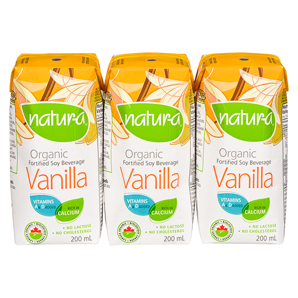 Natur-a Prisma Soy Vanilla UHT (Gluten Free, Organic, Non-GMO, Kosher, Vegan) (24-200 mL) (jit) - Pantree