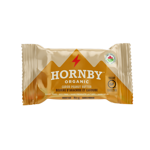 Hornby Organic Energy Bars Carob Peanut Butter (Gluten Free, Soy Free, Dairy Free) (12-80 g) (jit) - Pantree