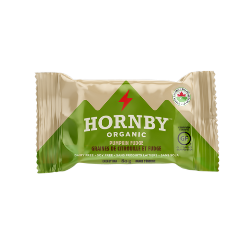 Hornby Organic Energy Bars Pumpkin Fudge (Gluten Free, Soy Free, Dairy Free) (12-80 g) (jit) - Pantree