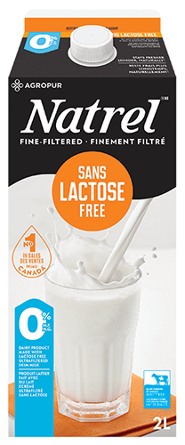 Natrel Lactose Free Skim Milk (2 L) (jit) - Pantree