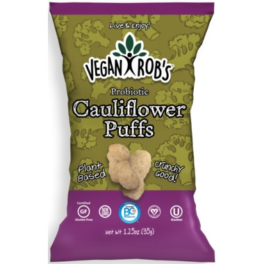 Vegan Rob's Probiotic Cauliflower Puffs  - Small Bags (24-35 g) (jit) - Pantree