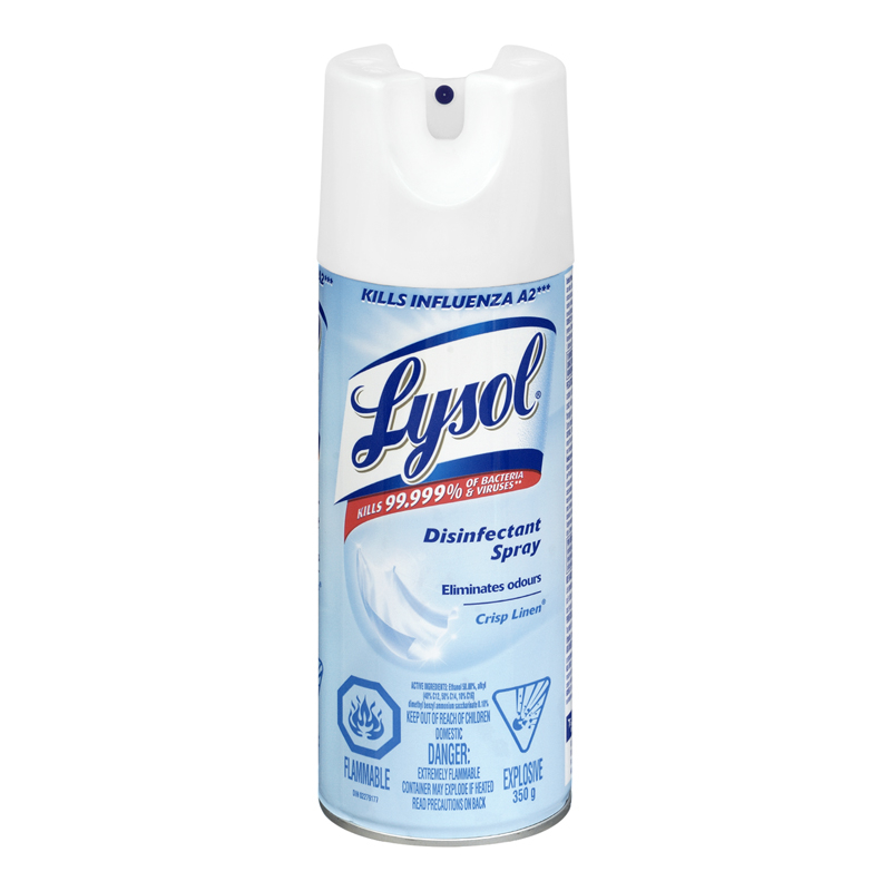 Lysol Disinfectant Spray Crisp Linen  (6-350 g) - Pantree