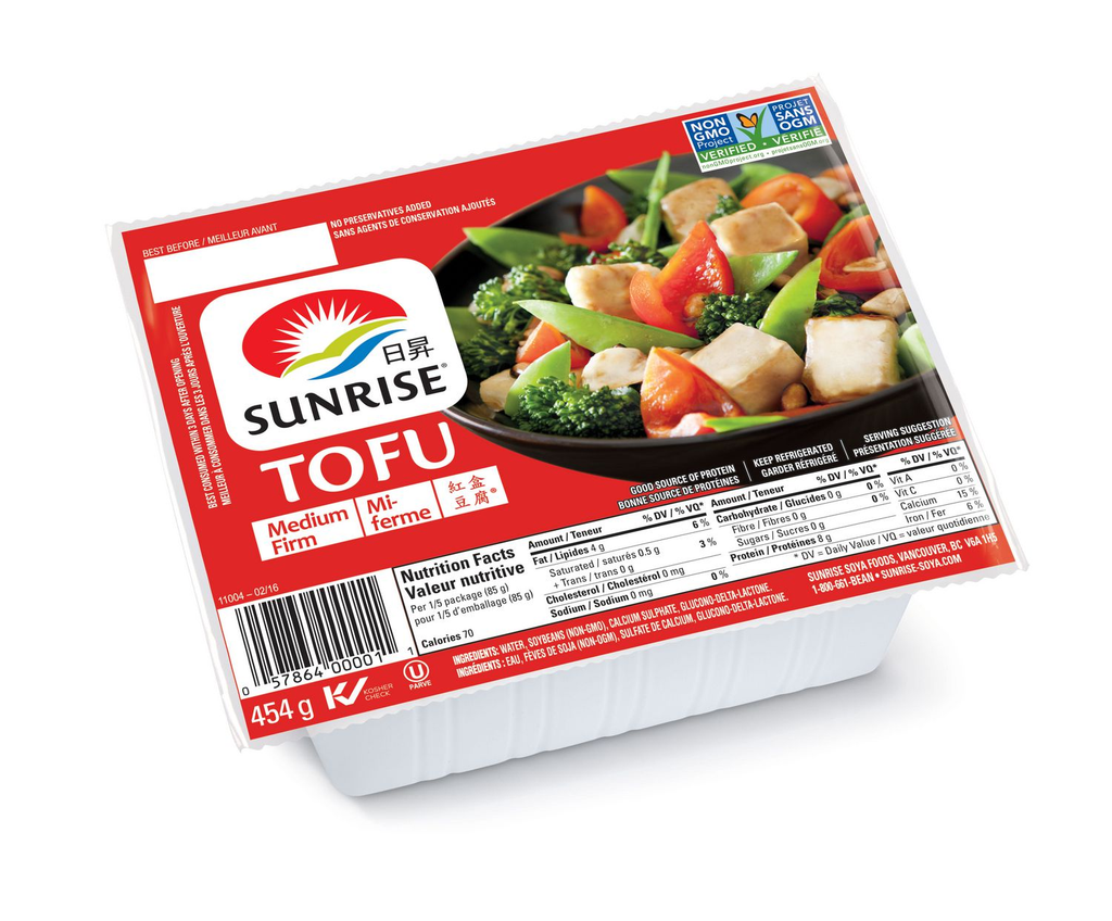 Sunrise Tofu - Medium Firm ( 12-454 g) (jit) - Pantree