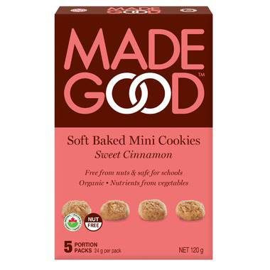 Made Good Soft Baked Mini Cookies Sweet Cinnamon Chocolate (Case: 30-24 g) - Pantree