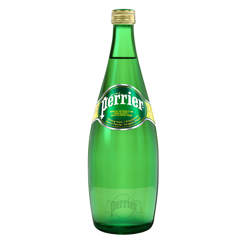 Perrier Sparkling Mineral Water - Regular (12-750 mL (Glass)) - Pantree