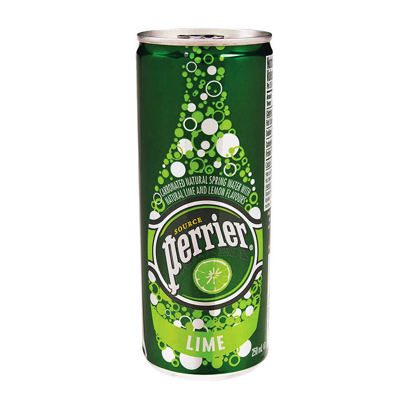 Perrier Slims Lime Sparkling Water (24-330 mL (Cans)) - Pantree