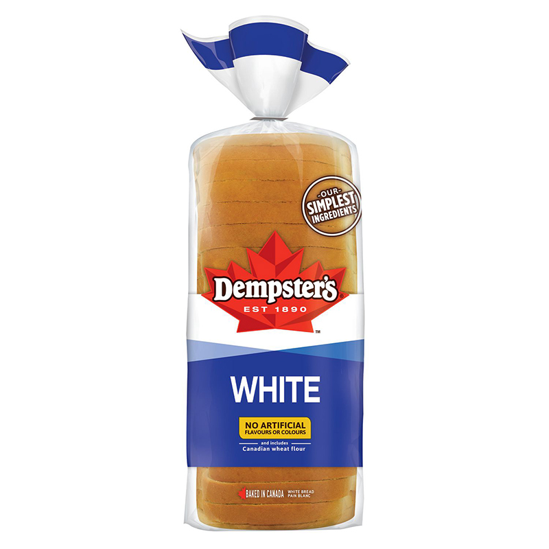Dempster's White Sandwich Bread Soft Slice (1-675g) - Pantree