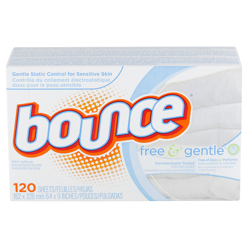 Bounce Fabric Sheet Free & Gentle ( 6-120 ea) - Pantree