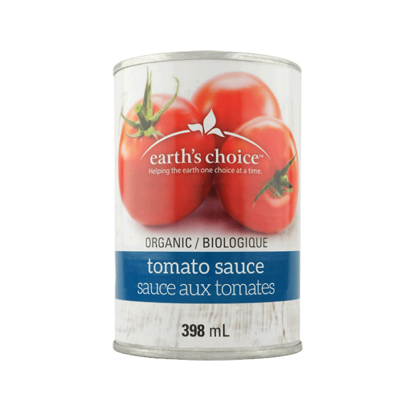 Earth's Choice Tomato Sauce (Organic, Kosher) (12-398 mL) - Pantree