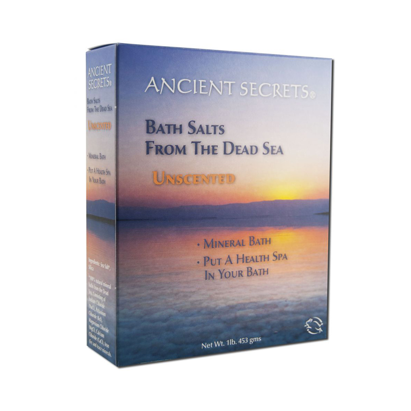 Ancient Secrets Bath Salts From The Dead Sea Unscented (Box) (12-453 g) (jit) - Pantree