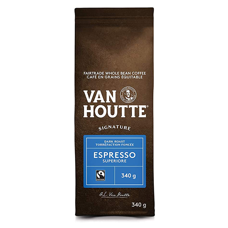 Van Houtte Whole Bean Coffee Dark Espresso Superiore (6-340 g) (jit) - Pantree
