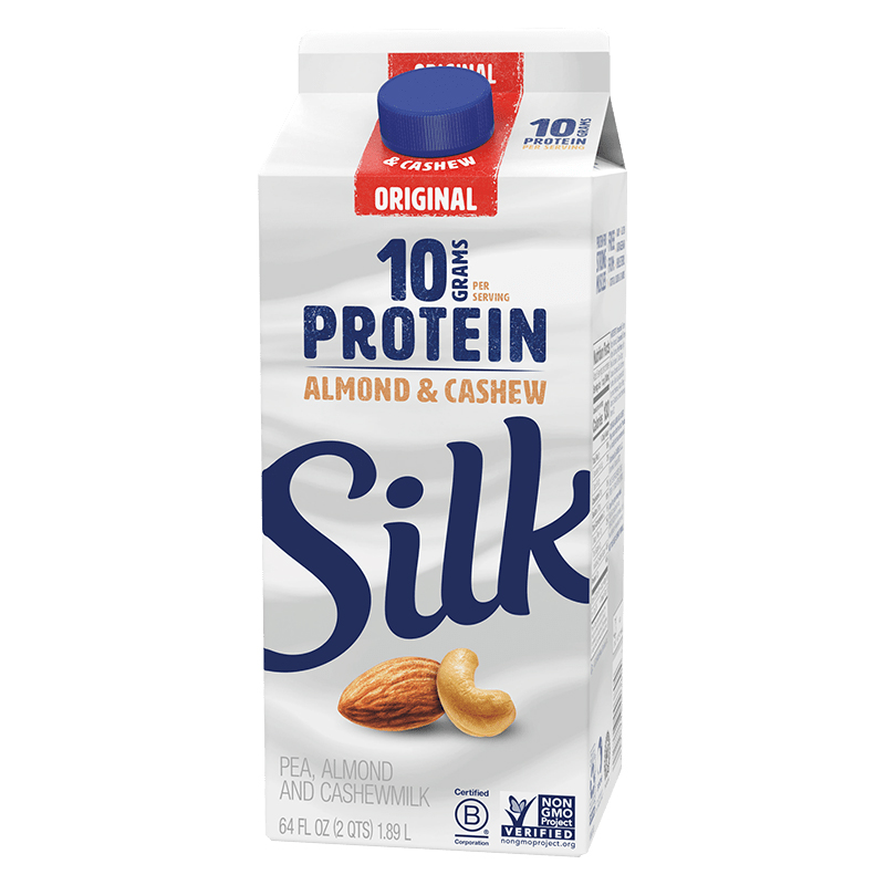 Silk Protein Almond & Cashew Milk Original (1.75 L Carton) (jit) - Pantree