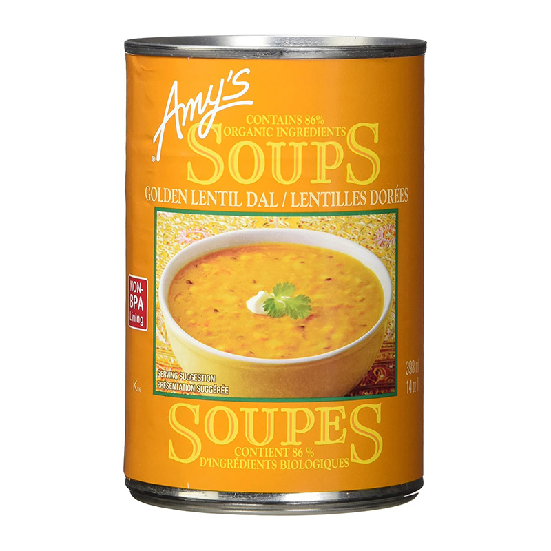 Amy's Kitchen Soup Golden Lentil Dal (12-398 mL) - Pantree