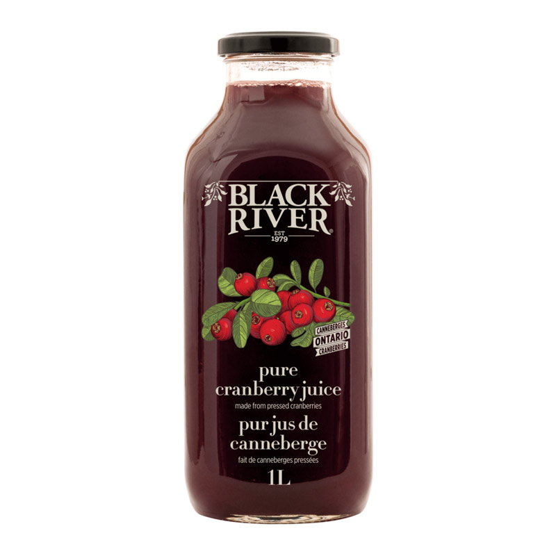 Black River 100% Juice Pure Cranberry (12-1 L) - Pantree