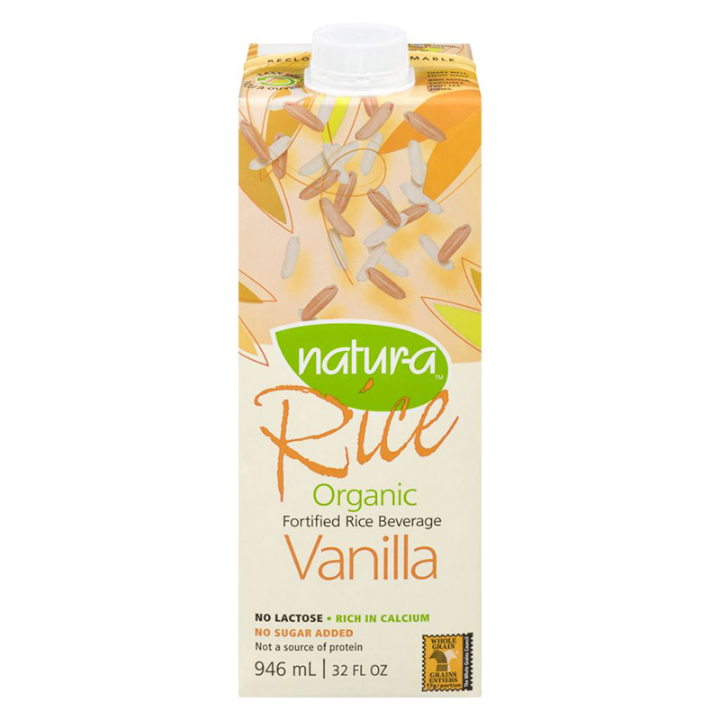 Natur-a Rice Beverage Vanilla (12-946 mL) (jit) - Pantree