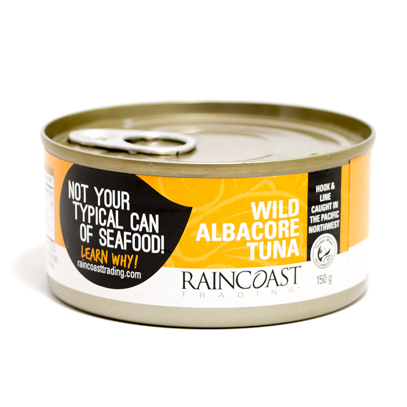 Raincoast Albacore Tuna Solid White (12-150 g) (jit) - Pantree