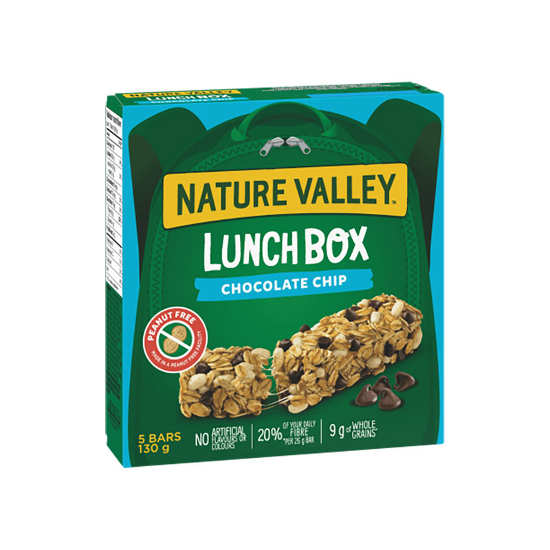 Nature Valley Lunch Box Granola Bar Chewy Chocolate Chip (Peanut Free) (12-130 g  (60 Bars)) (jit) - Pantree