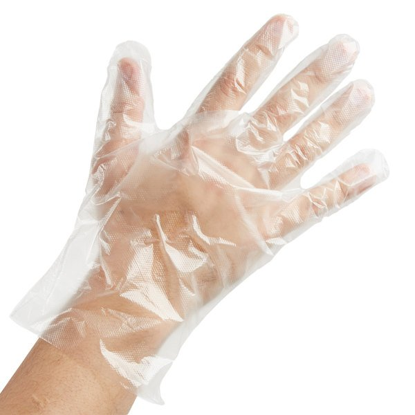 Clear Poly Gloves - Medium (500 Per Box) - Pantree