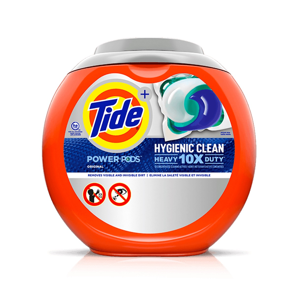 Tide Power Pods Hygienic Clean Heavy Duty 10X Concentrated Laundry Detergent- Original (4-36 ea) (jit) - Pantree